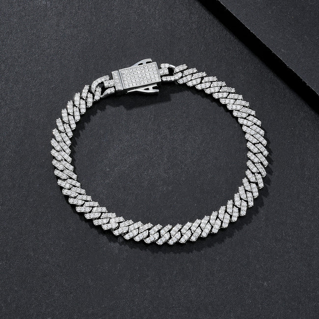 6mm Tiny-CZ Iced Miami Cuban Bracelet Hover Image