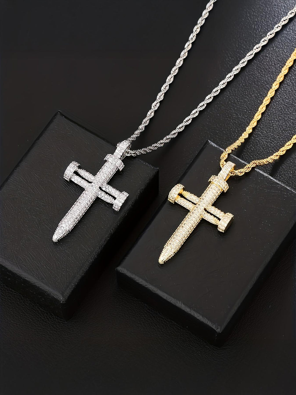 Nail Cross Pendant