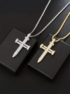 Nail Cross Pendant