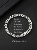8mm Men’s Miami Cuban Link Bracelet