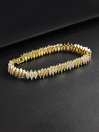 Diamond Cut Snake Bracelet