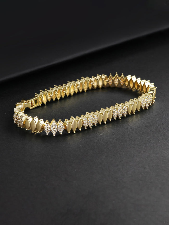 Diamond Cut Snake Bracelet Main Image