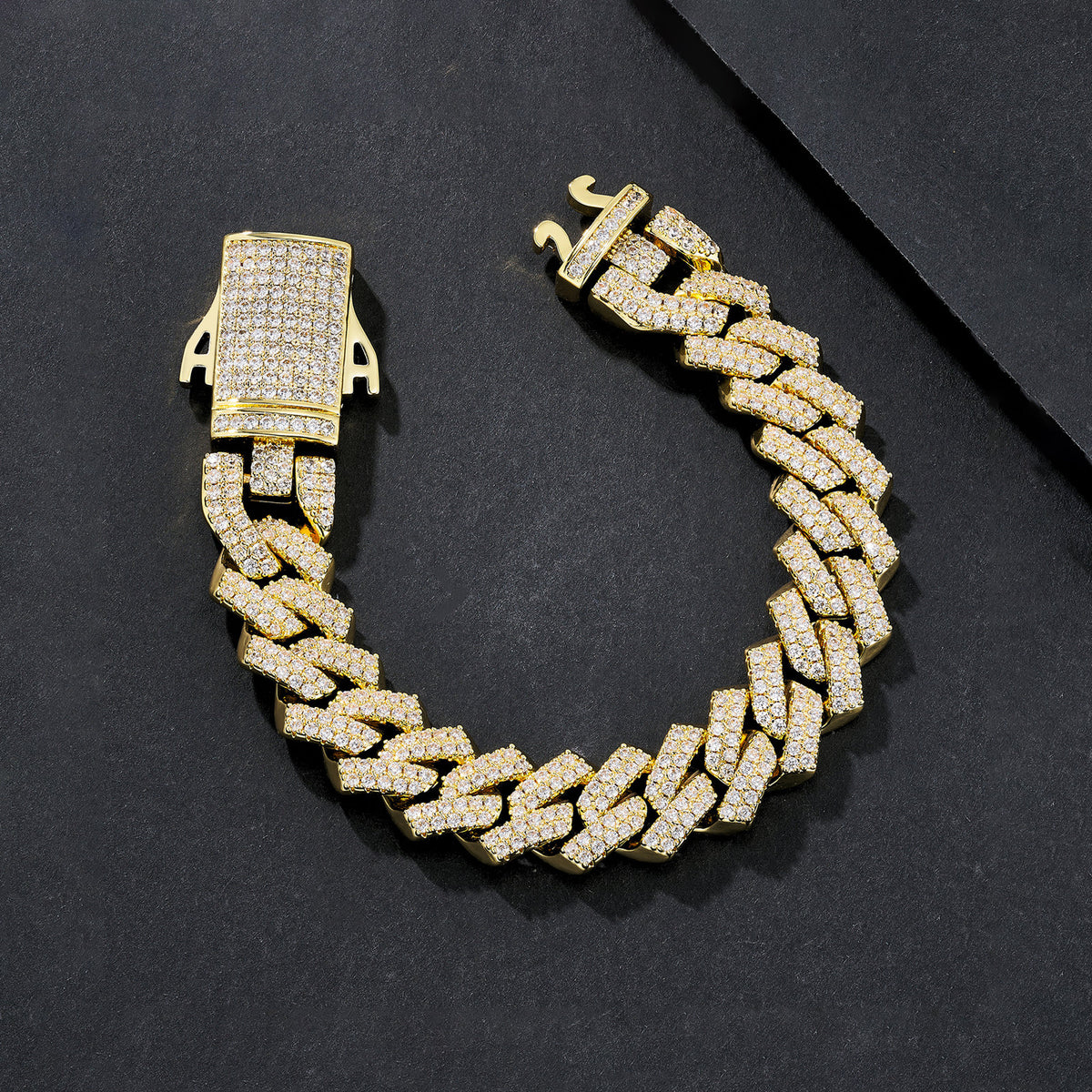 14mm Jumbo Iced Miami Cuban Bracelet