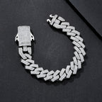 14mm Jumbo Iced Miami Cuban Bracelet