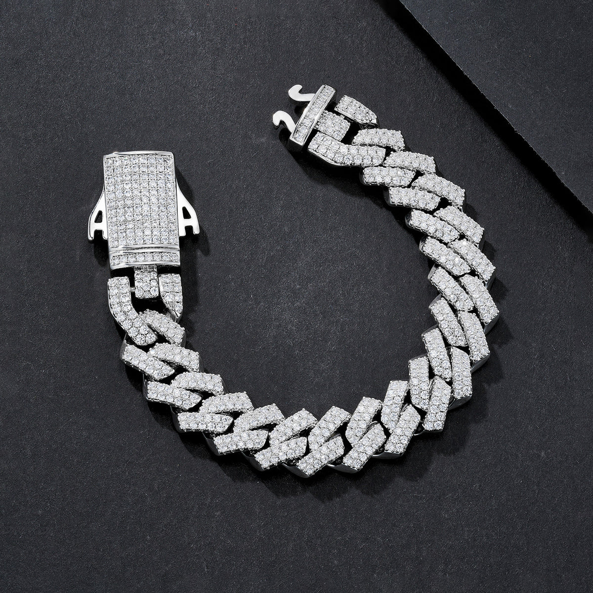 14mm Jumbo Iced Miami Cuban Bracelet