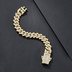 14mm Jumbo Iced Miami Cuban Bracelet