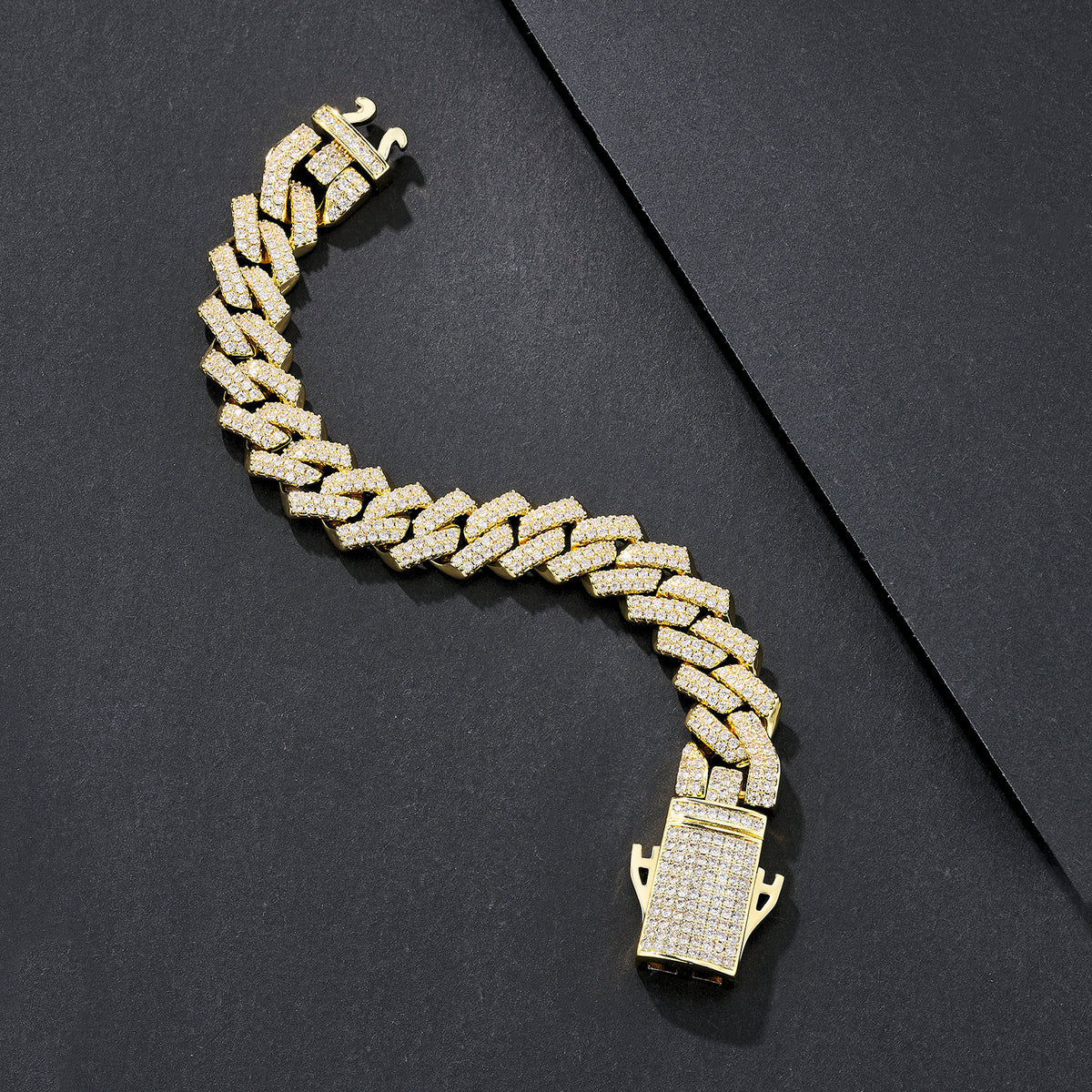 14mm Jumbo Iced Miami Cuban Bracelet