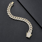 12mm Broad Chunky Plain Miami Cuban Bracelet