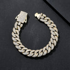 12mm Broad Chunky Plain Miami Cuban Bracelet