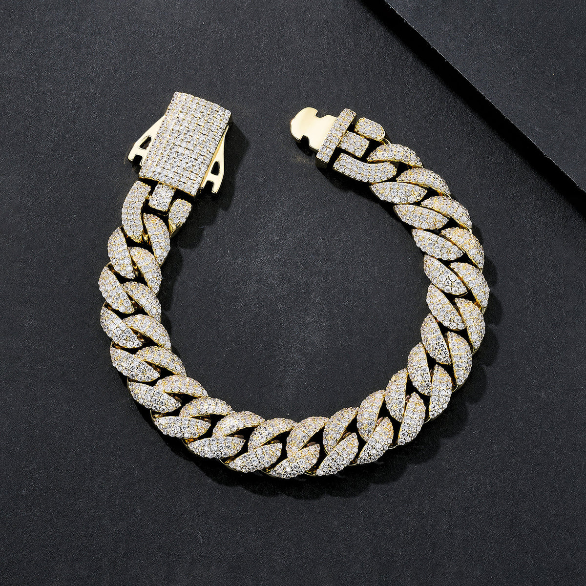 12mm Broad Chunky Plain Miami Cuban Bracelet