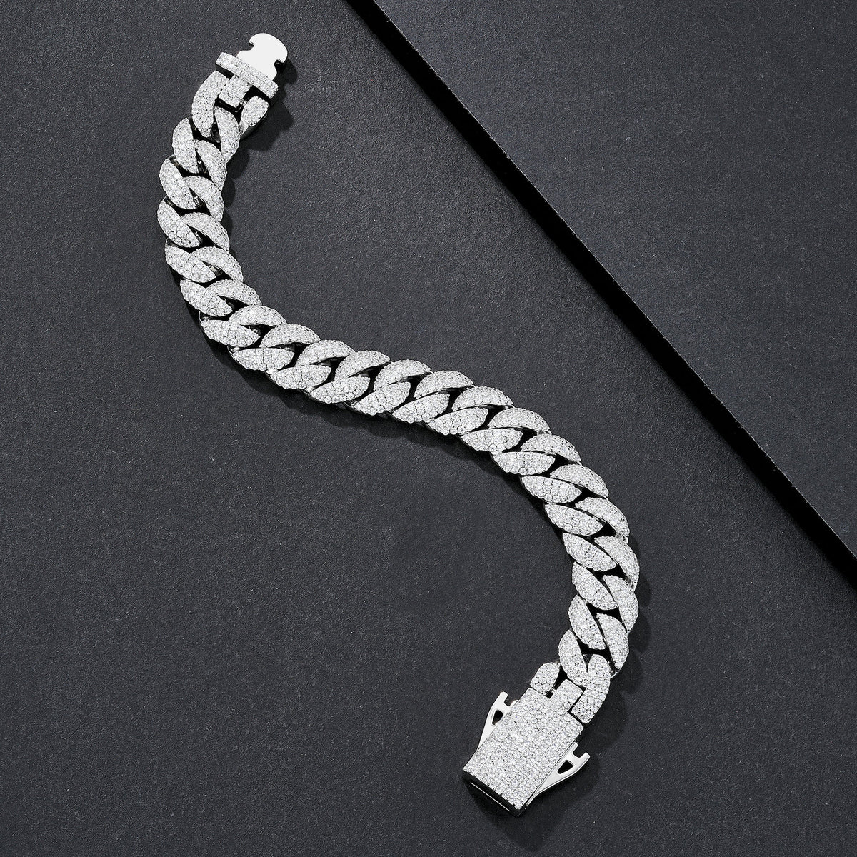 12mm Broad Chunky Plain Miami Cuban Bracelet