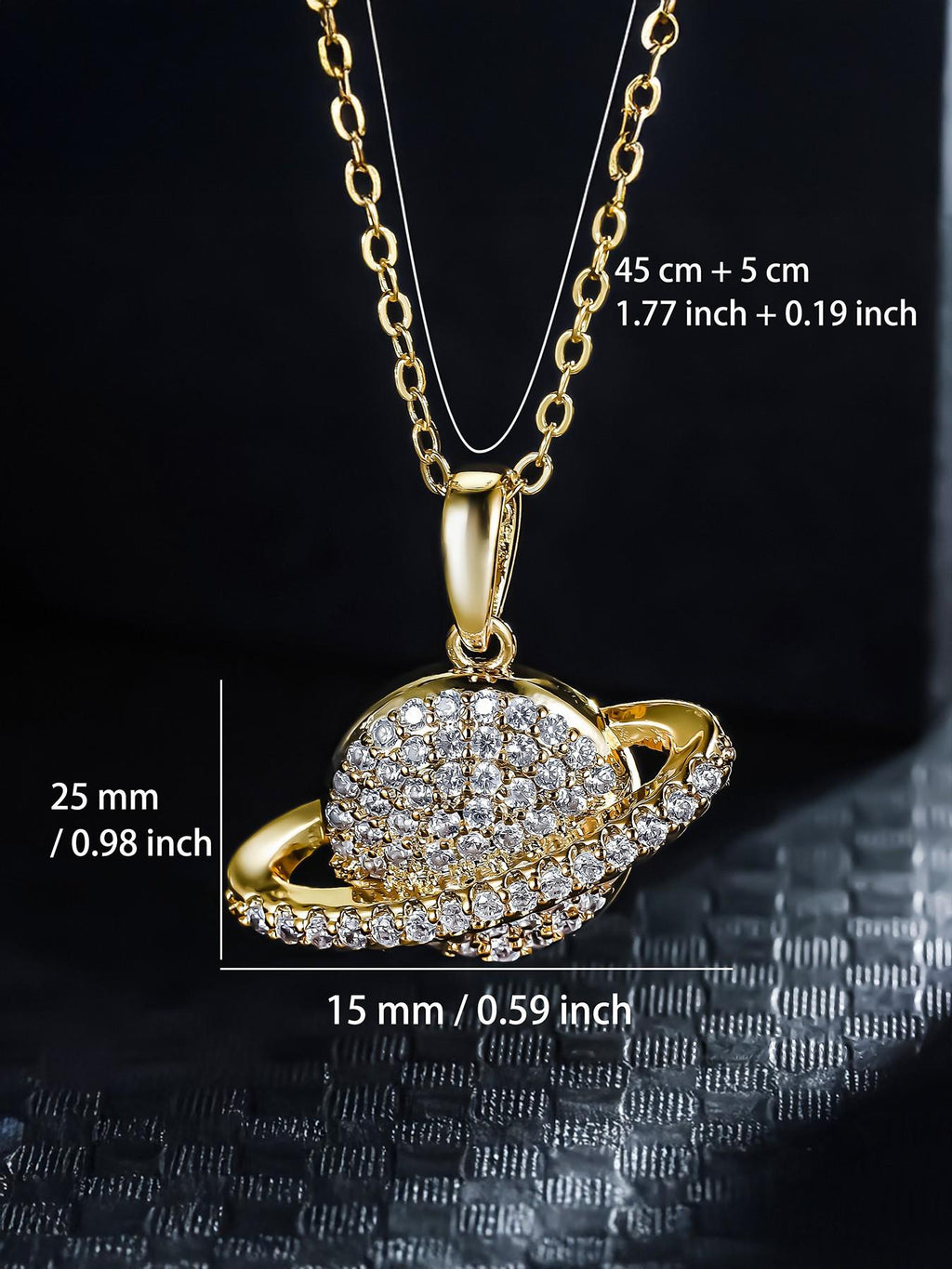 3D Planet Pendant
