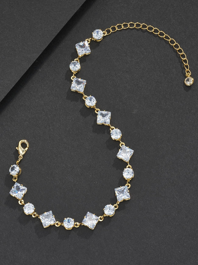 Candy Square CZ Bracelet Main Image