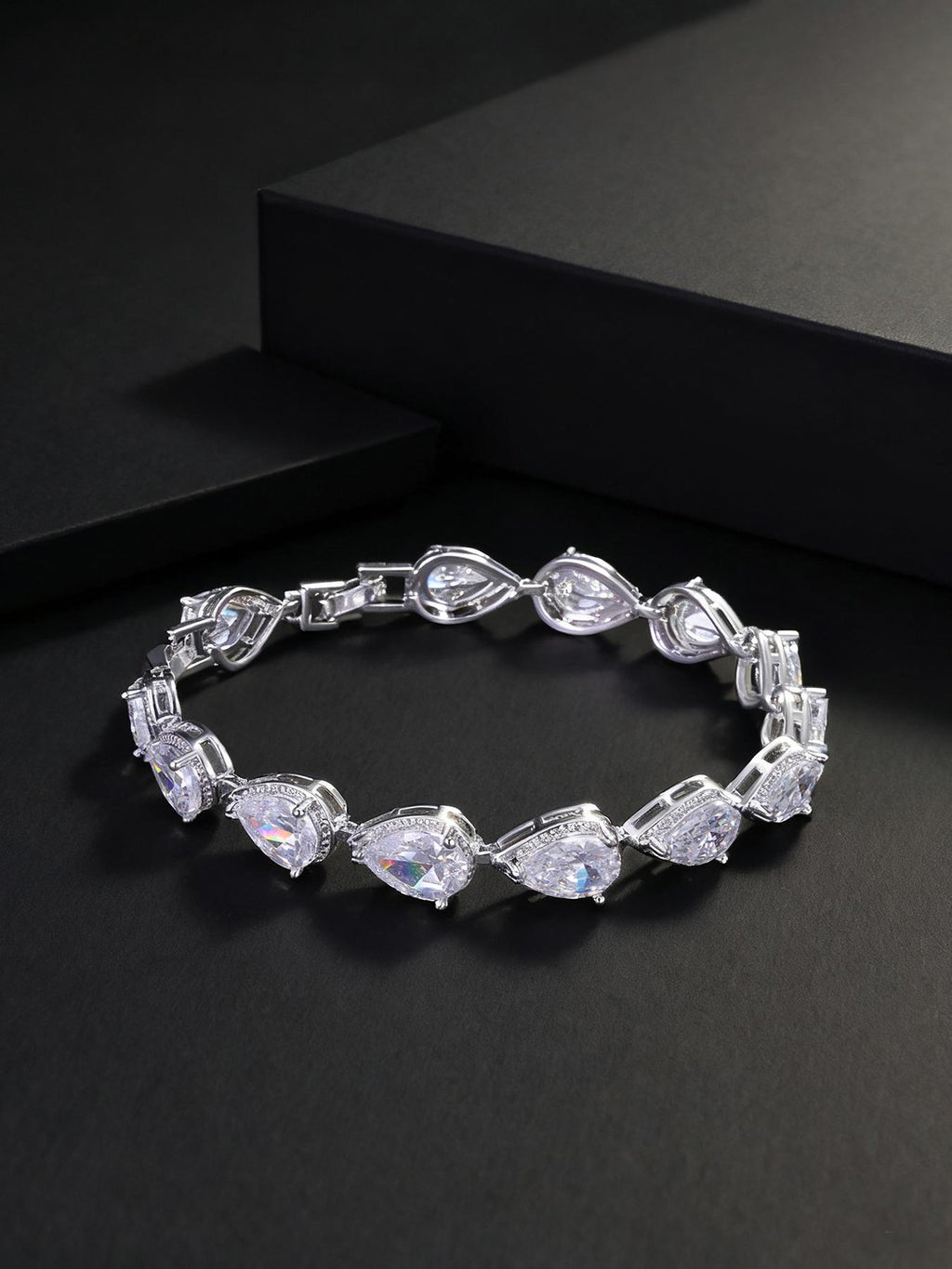 Teardrop CZ Bracelet