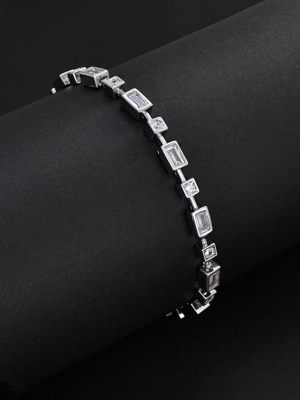Block CZ Bracelet