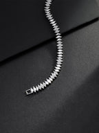 Diamond Cut Snake Bracelet