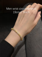 Diamond Cut Snake Bracelet