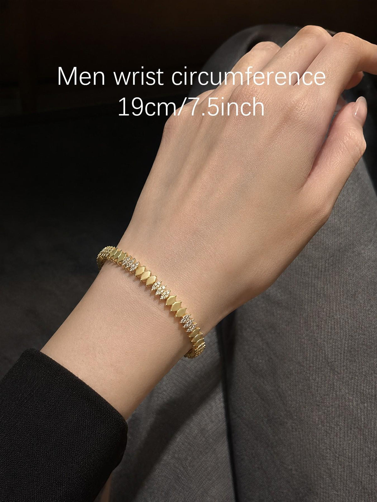 Diamond Cut Snake Bracelet