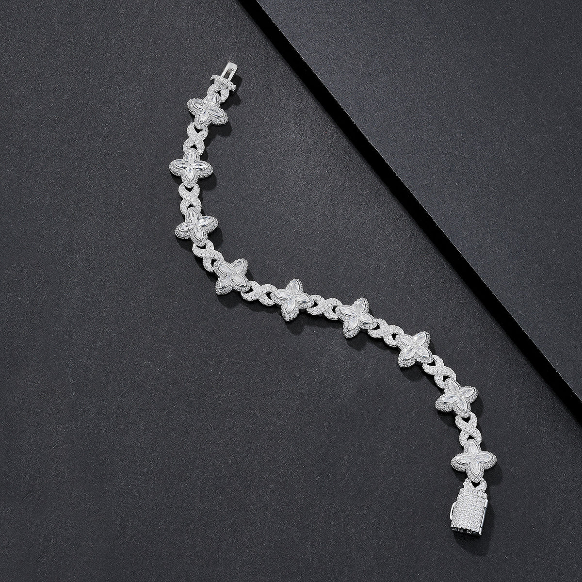 12mm Star-Link Iced Miami Cuban Bracelet