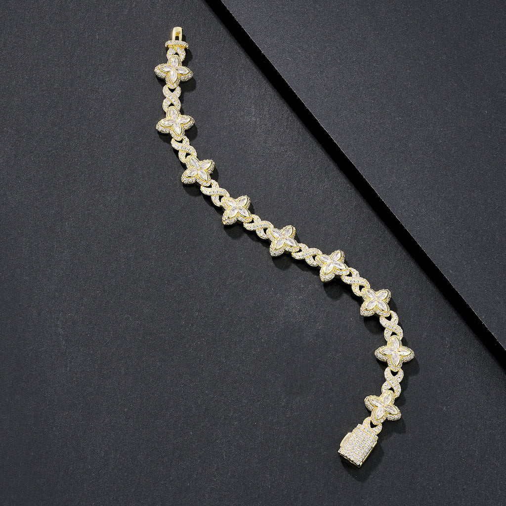 12mm Star-Link Iced Miami Cuban Bracelet