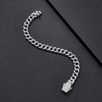 6mm Ultra-Slim Plain Miami Cuban Bracelet
