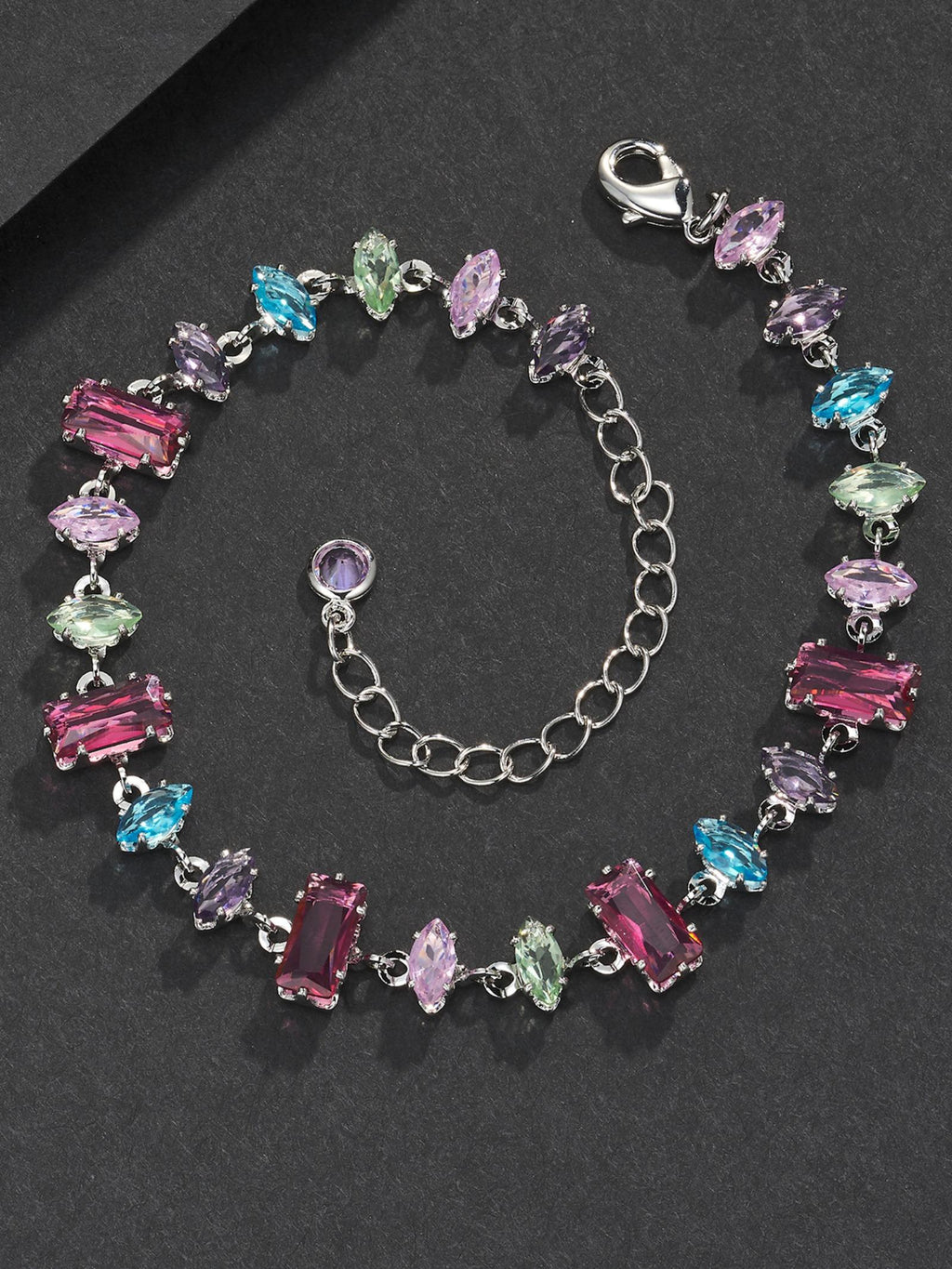 Multicolor Gemstone Bracelet