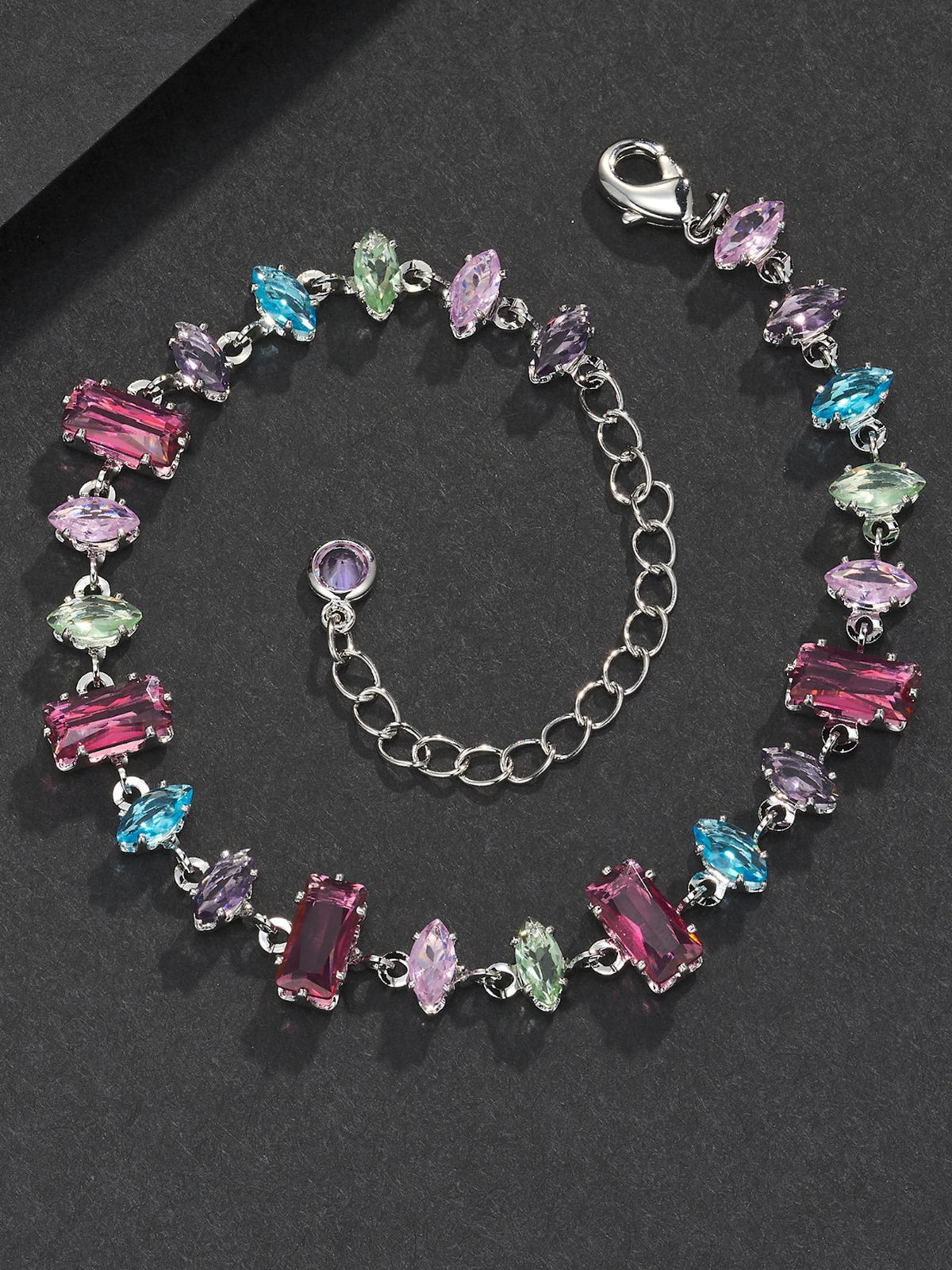 Multicolor Gemstone Bracelet