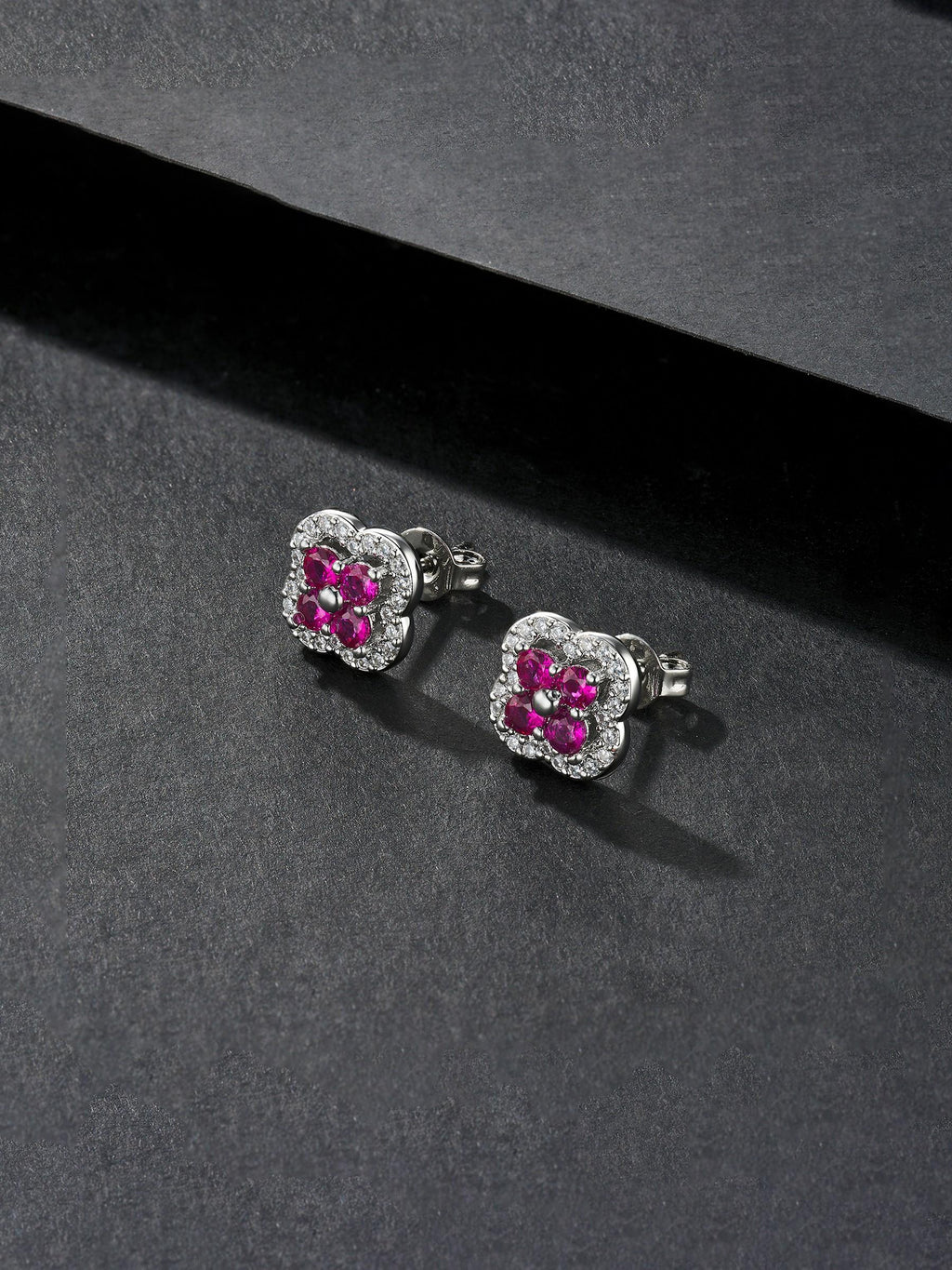 Iced Street CZ Stud Earrings