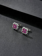 Iced Street CZ Stud Earrings
