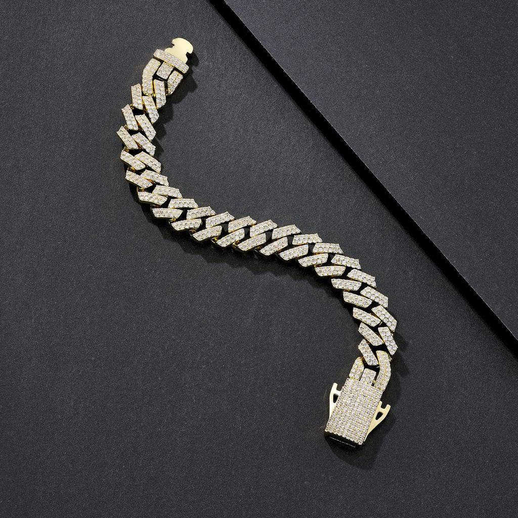 12mm Vintage Plain Miami Cuban Bracelet