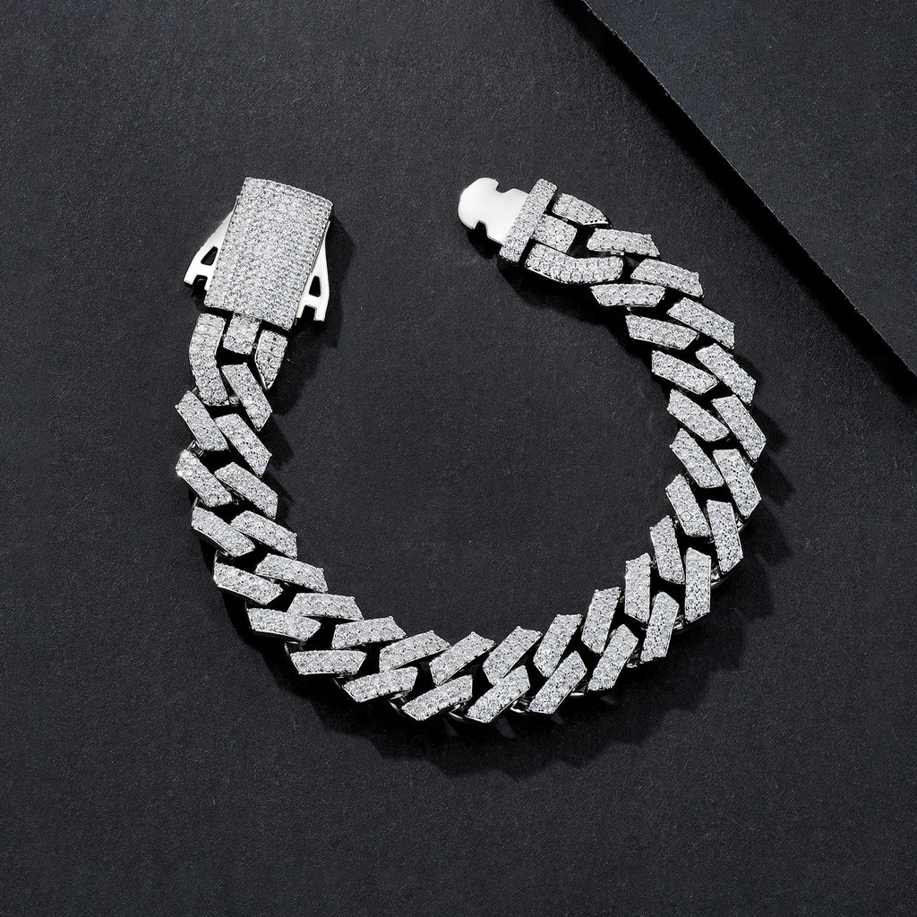 12mm Vintage Plain Miami Cuban Bracelet
