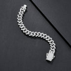 12mm Vintage Plain Miami Cuban Bracelet