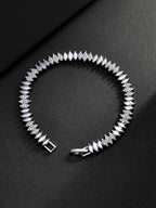 Diamond Cut Snake Bracelet