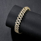 8mm Compact-Link Plain Miami Cuban Bracelet