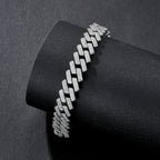 8mm Compact-Link Plain Miami Cuban Bracelet