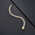 8mm Compact-Link Plain Miami Cuban Bracelet