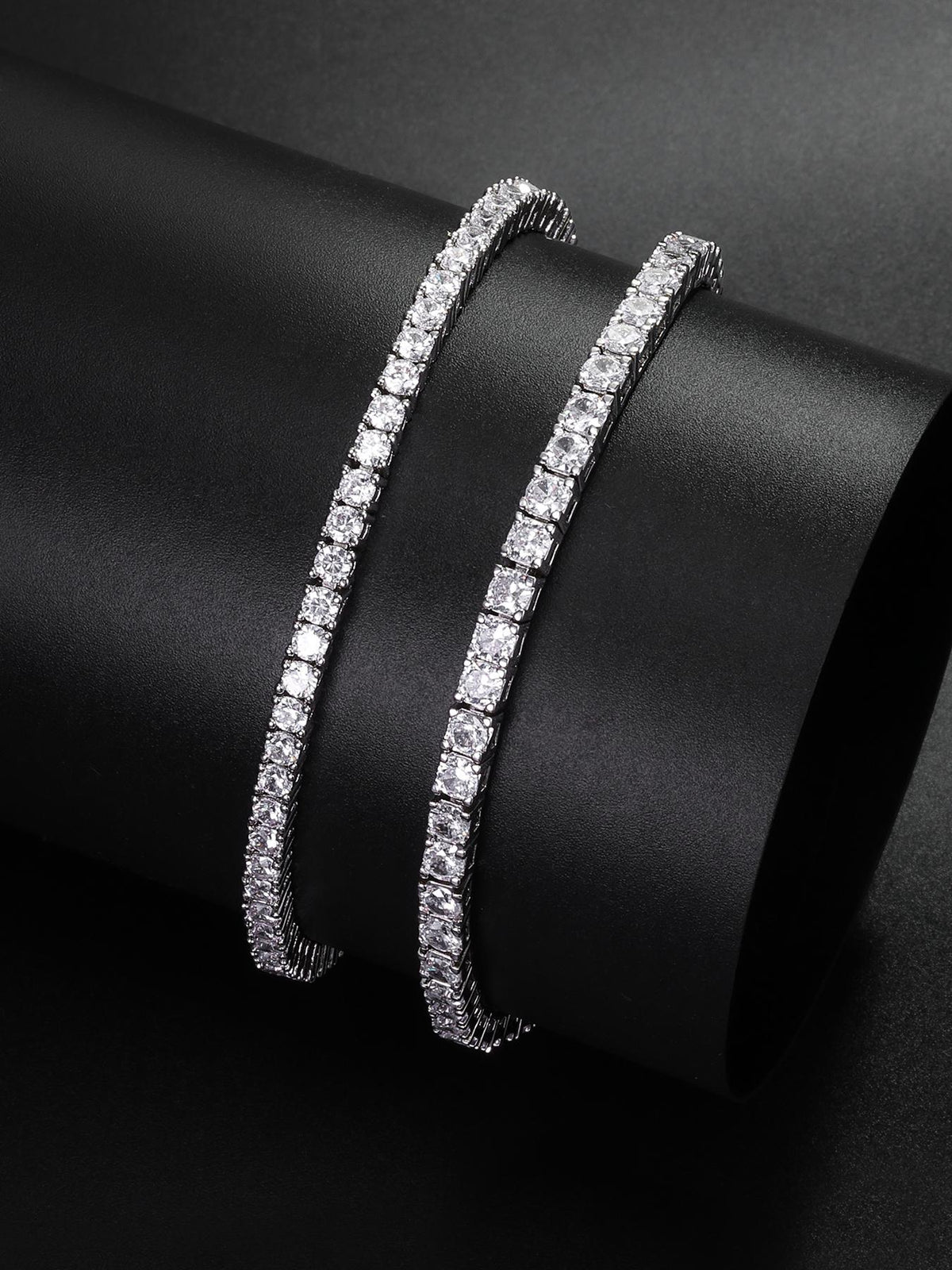 Cross Tennis Bracelet
