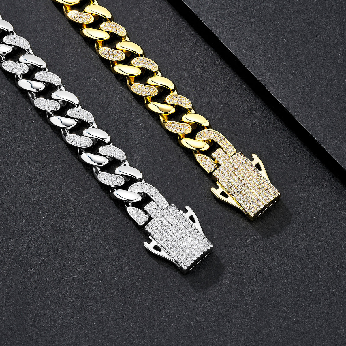 12mm Classic Plain Miami Cuban Bracelet
