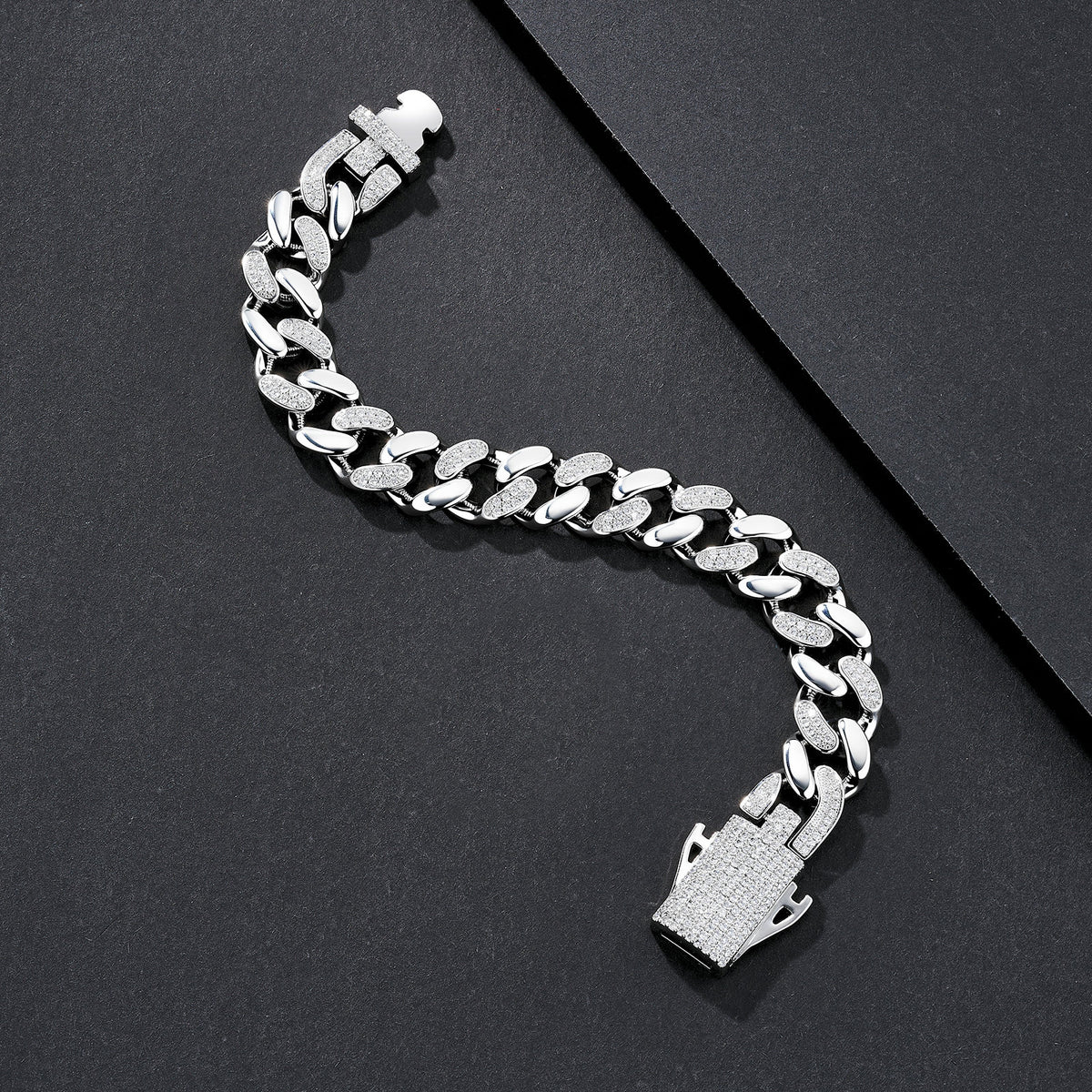 12mm Classic Plain Miami Cuban Bracelet