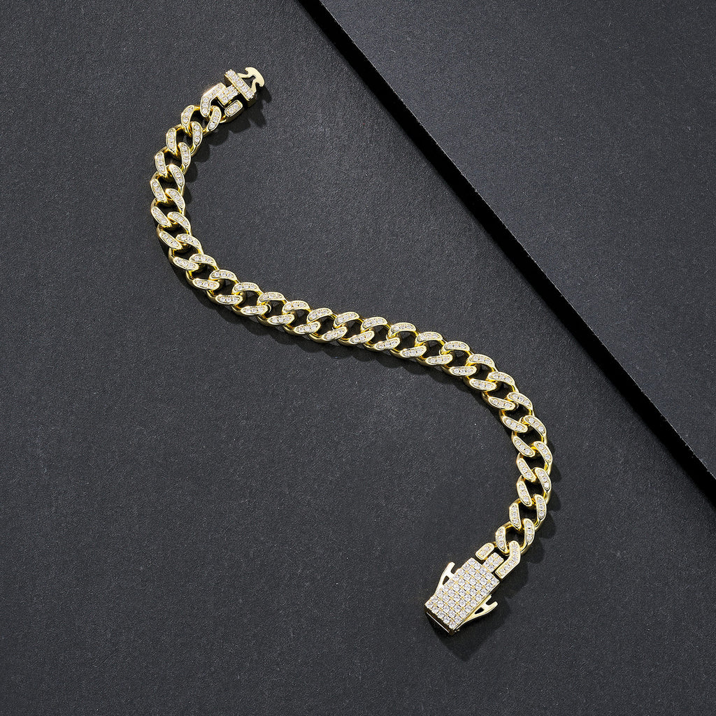 7.5mm Light-Weight Plain Miami Cuban Bracelet