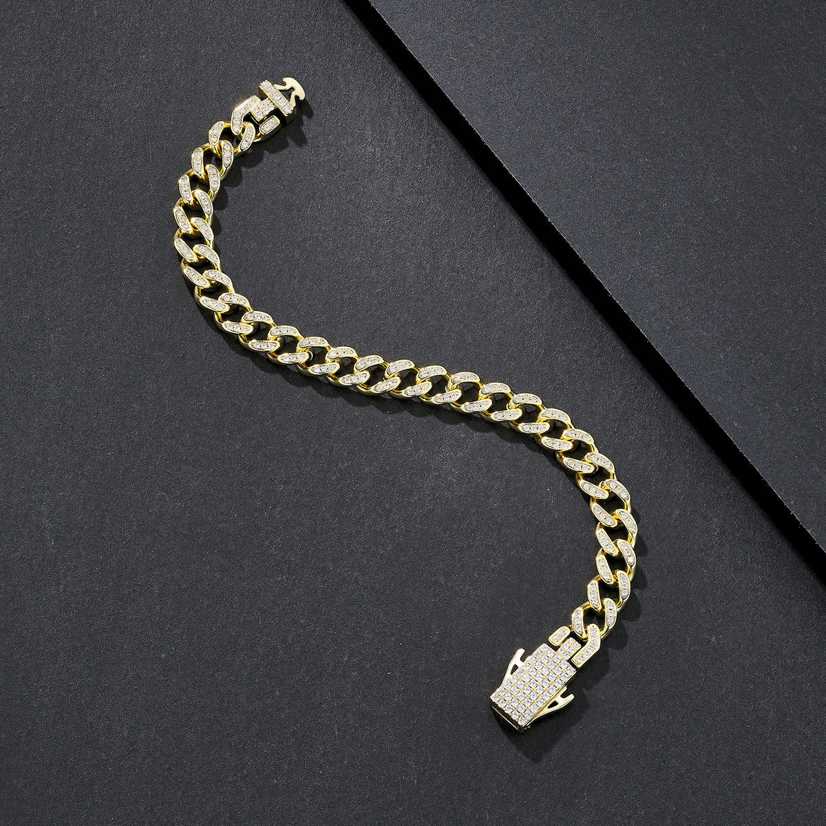 7.5mm Light-Weight Plain Miami Cuban Bracelet