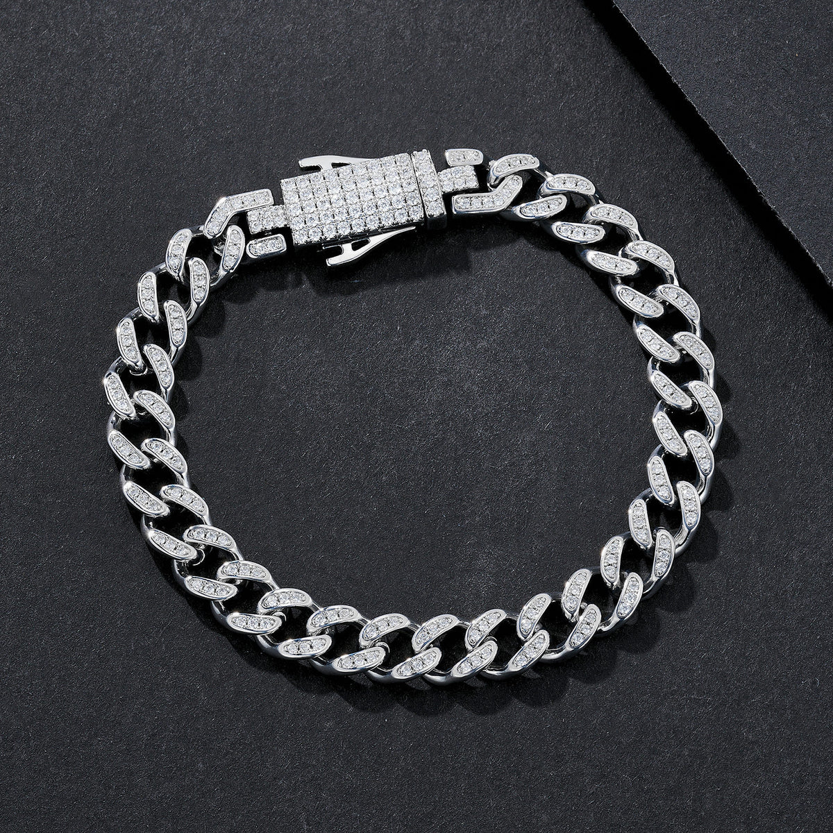 7.5mm Light-Weight Plain Miami Cuban Bracelet
