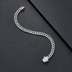 7.5mm Light-Weight Plain Miami Cuban Bracelet