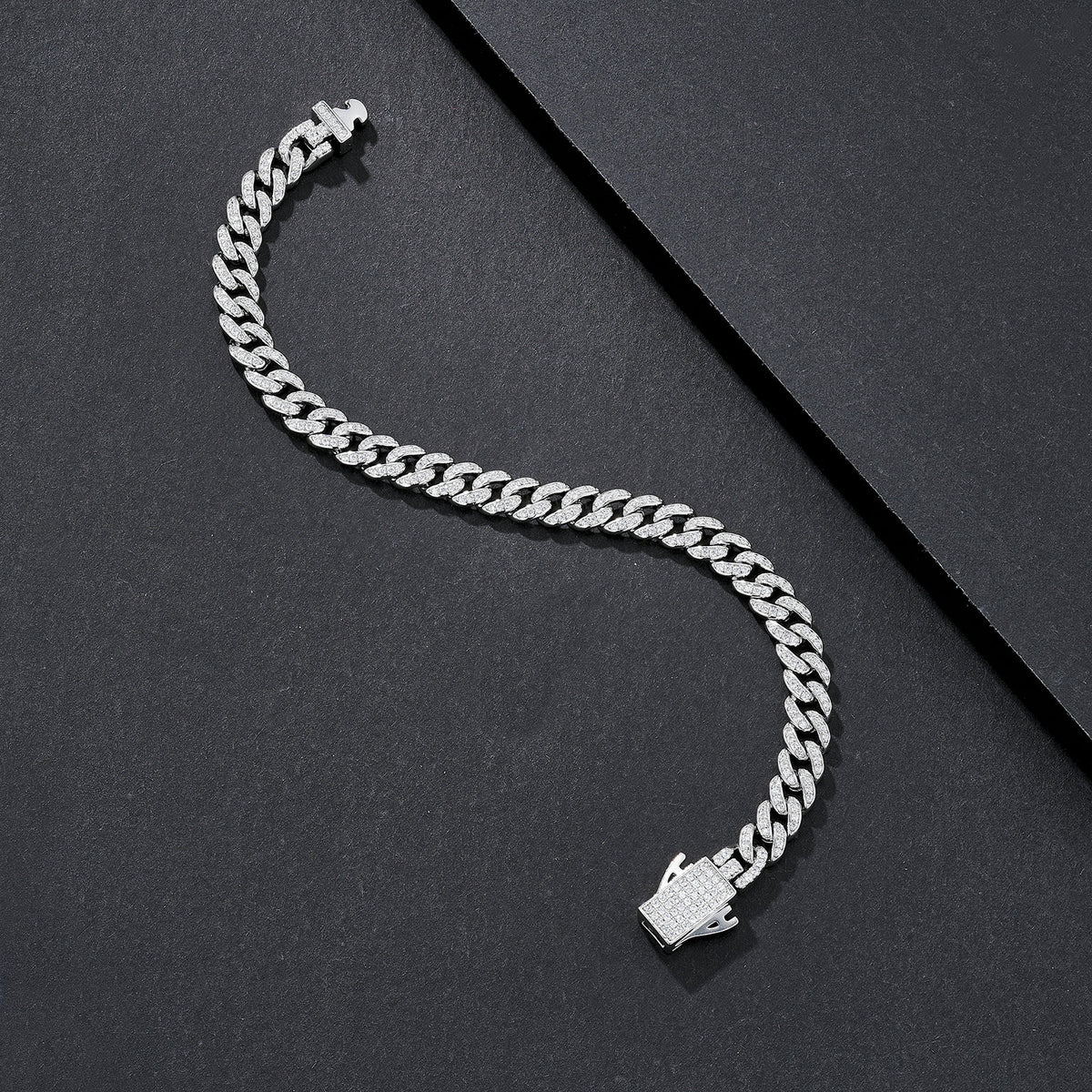7.5mm Light-Weight Plain Miami Cuban Bracelet