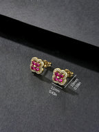 Iced Street CZ Stud Earrings