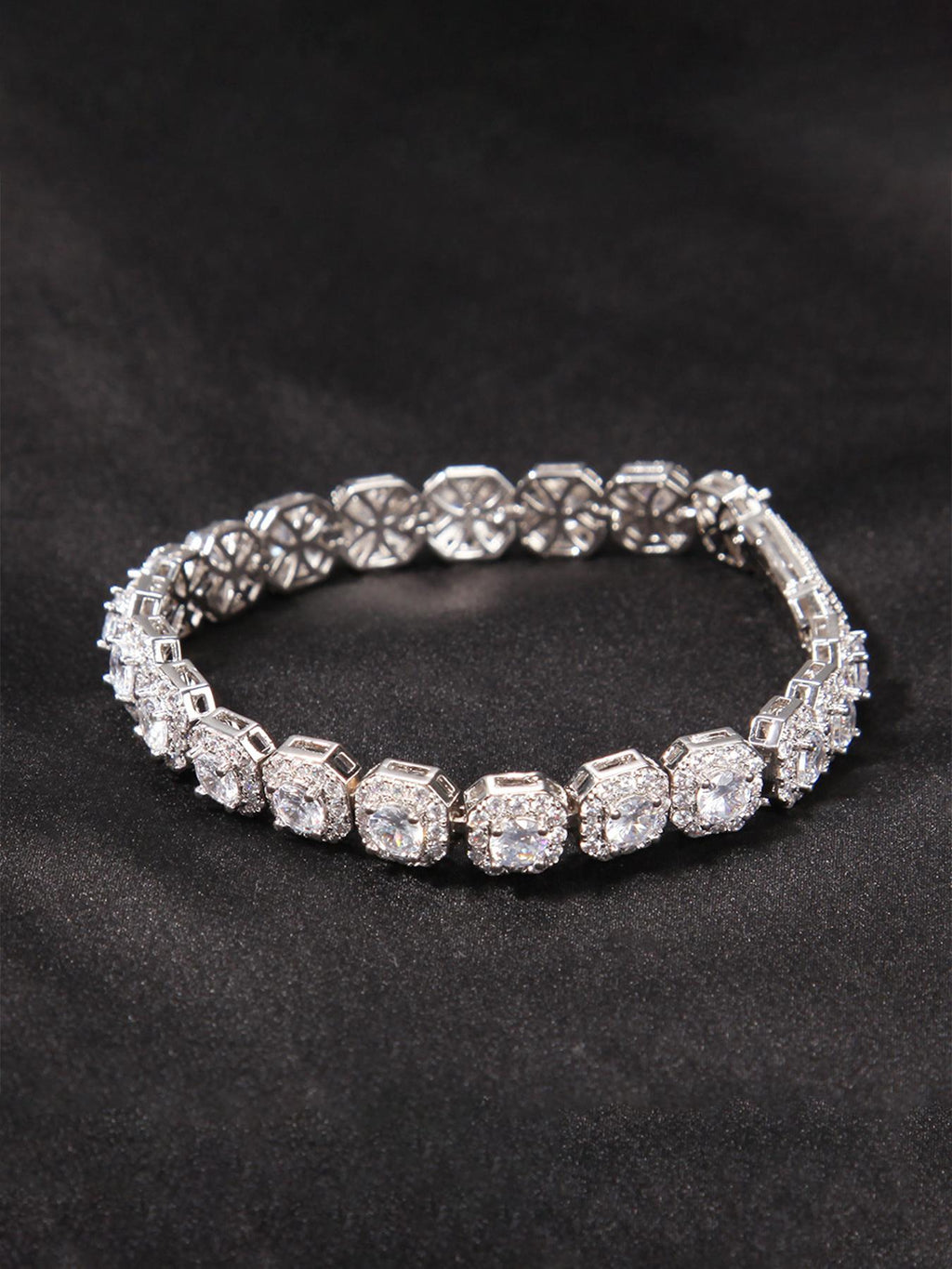 9mm Sugar Cube CZ Bracelet