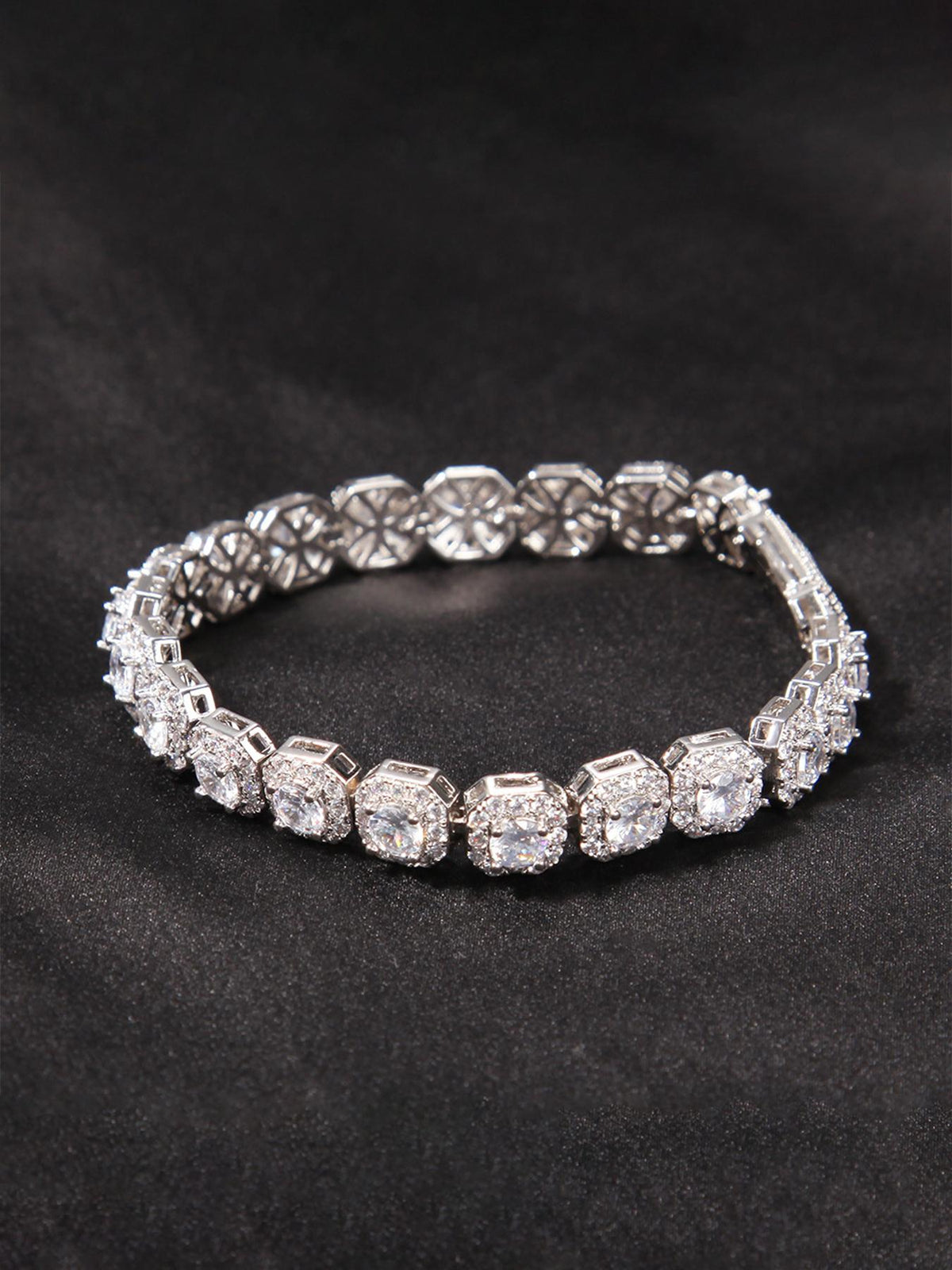 9mm Sugar Cube CZ Bracelet