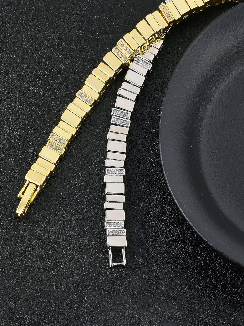 Minimal Cube CZ Bracelet