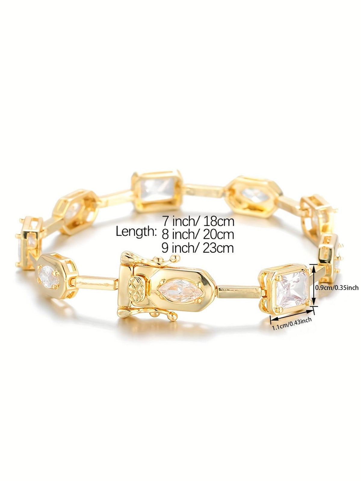 Flooded CZ Bracelet