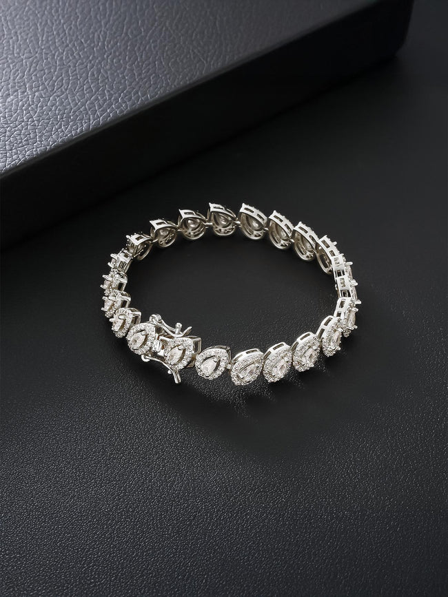 Bling Teardrop CZ Bracelet Hover Image